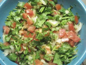 The cilantro is what makes this dish extra special. Not to mention, it's almost all veggies so this dish is super healthy!