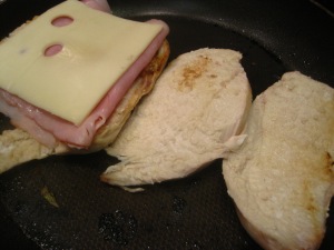 I like to butterfly the chicken so that I have a better chicken to ham and cheese ratio in each bite!